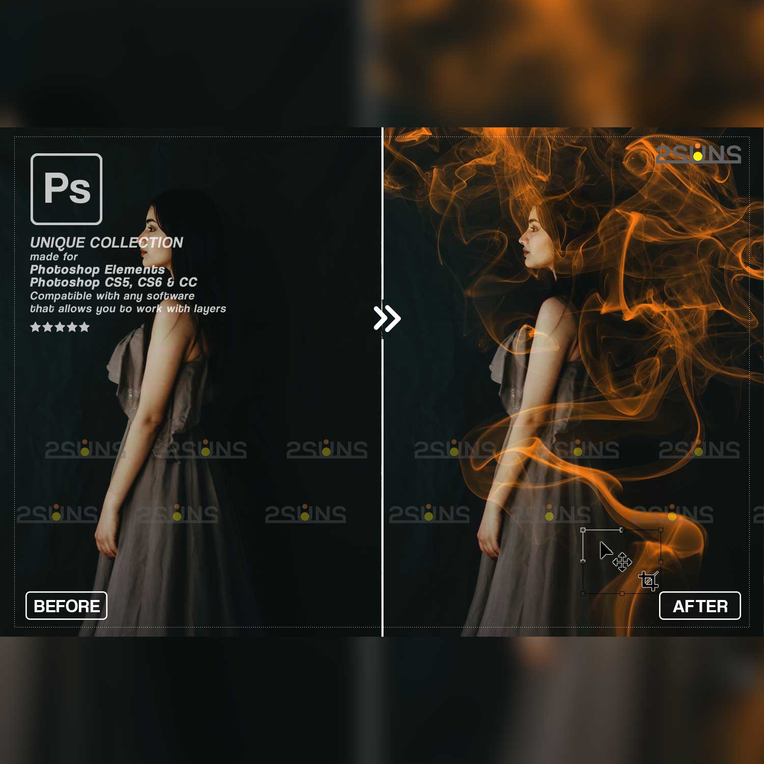 Smoke Backgrounds And Smoke Bomb Photoshop Overlay.