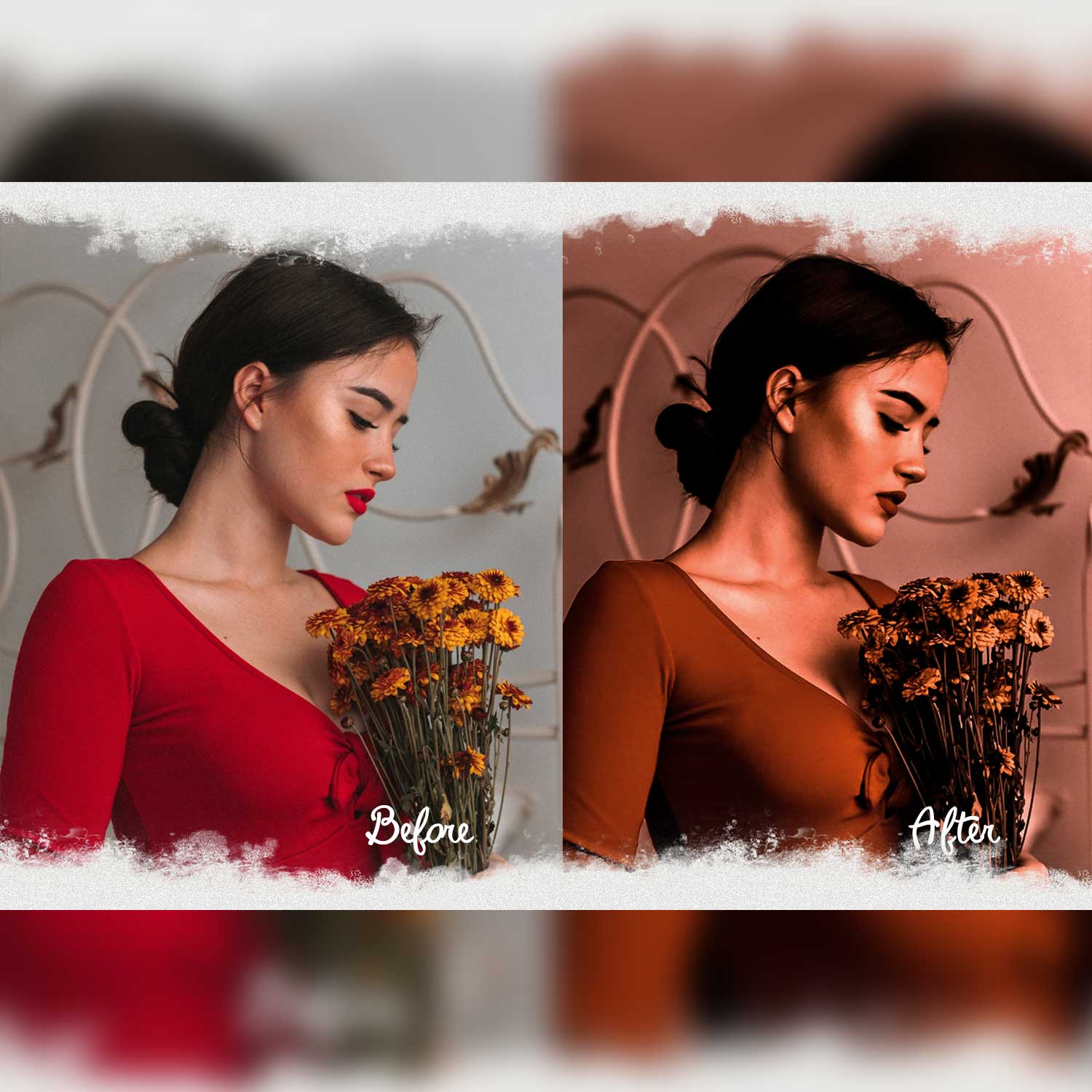 Bright And Warm Instagram Lightroom Presets Before And After.