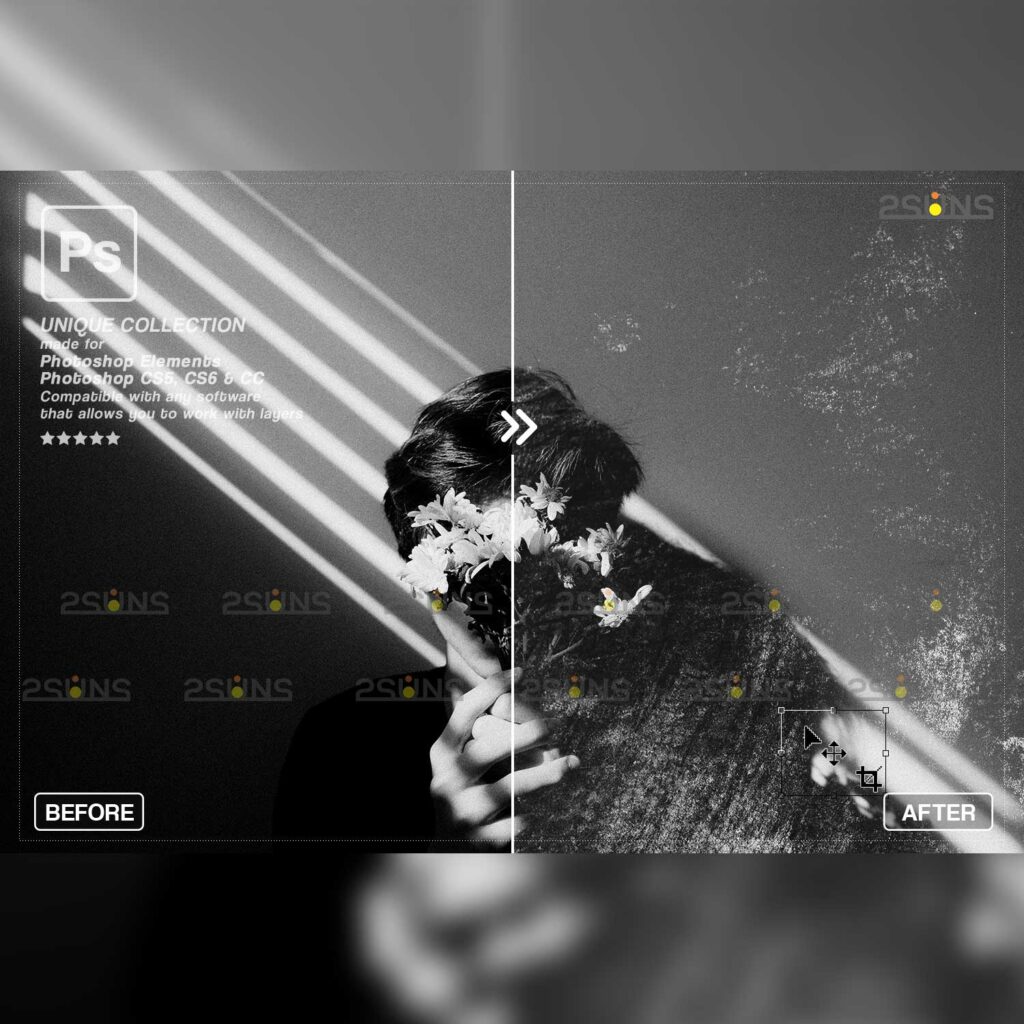 Horror effects, Film Grain Textures, Scratch Photo Overlays - MasterBundles