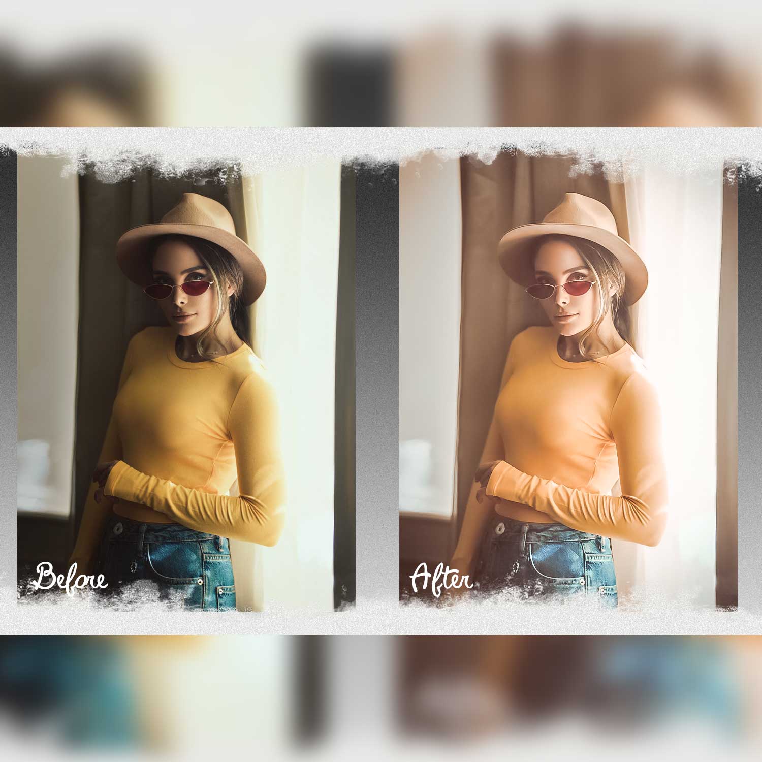 Instagram Portrait Bright Lightroom Presets Girl.