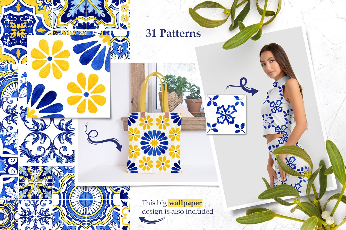 This set includes 31 patterns.