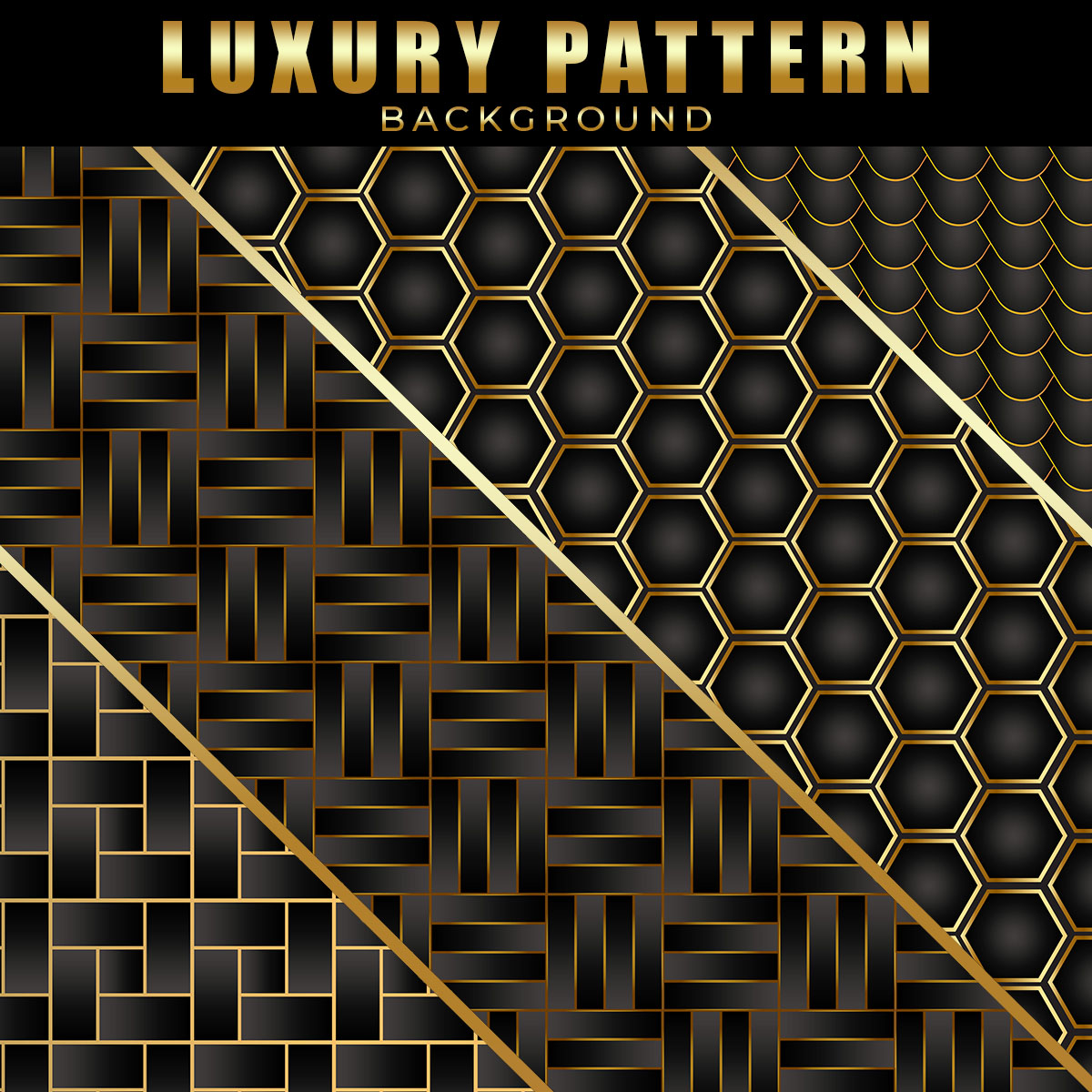 Luxury Pattern Background Collection examples.