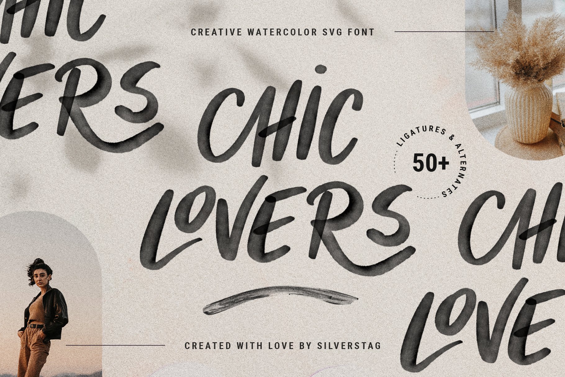 So creative font for modern projects.