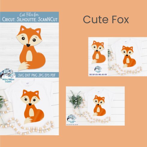 Cute Fox SVG | Layered Fox SVG Cut File.