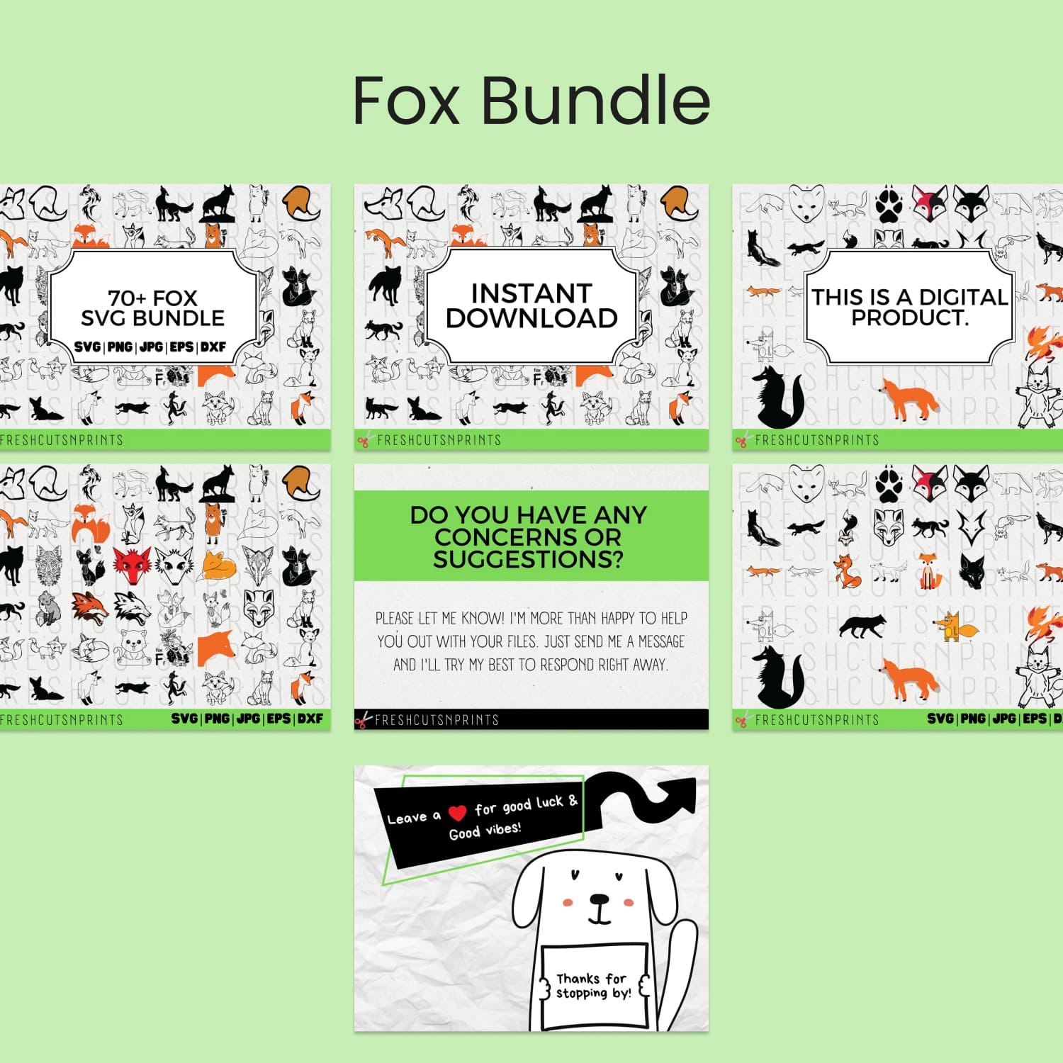 Fox bundle - main image preview.