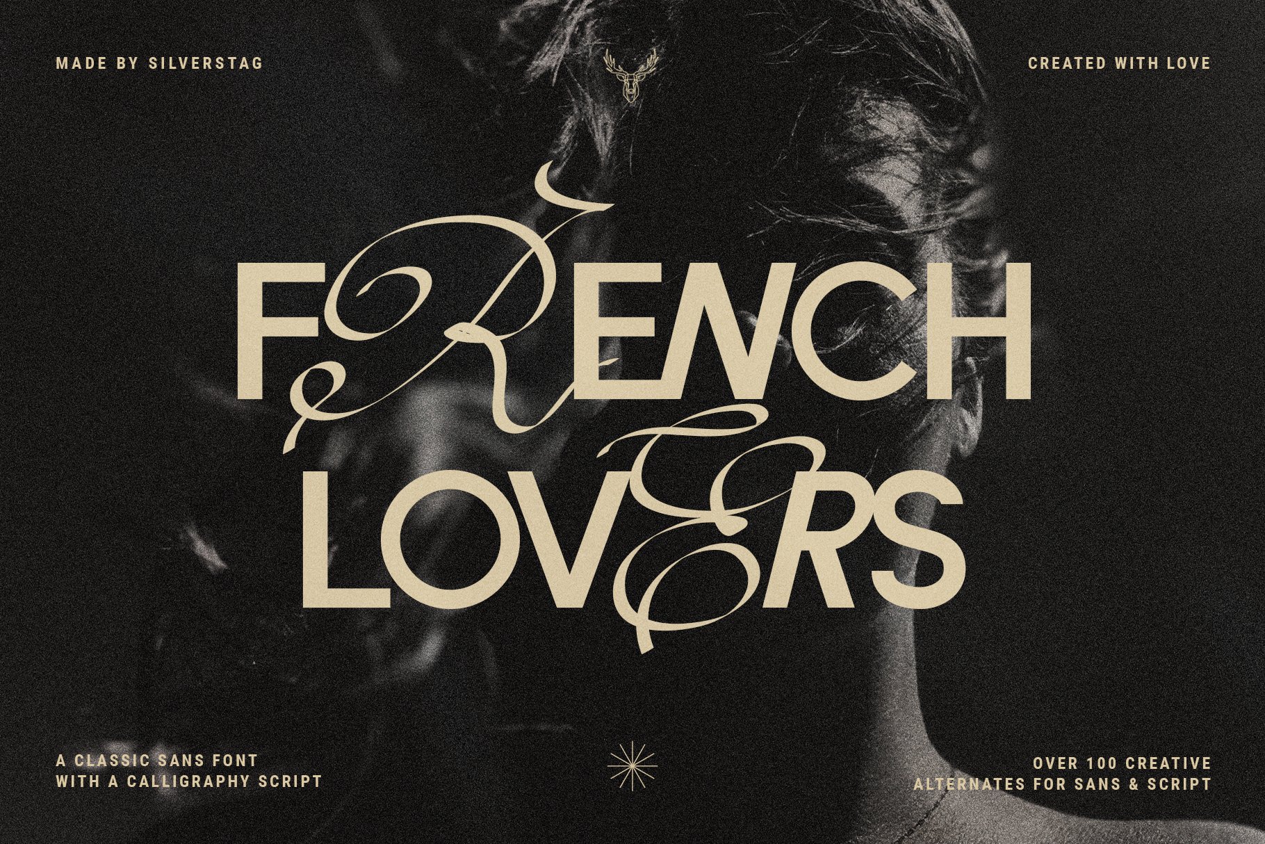 So sensative illustration with this modern font.