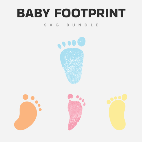 baby footprint svg.
