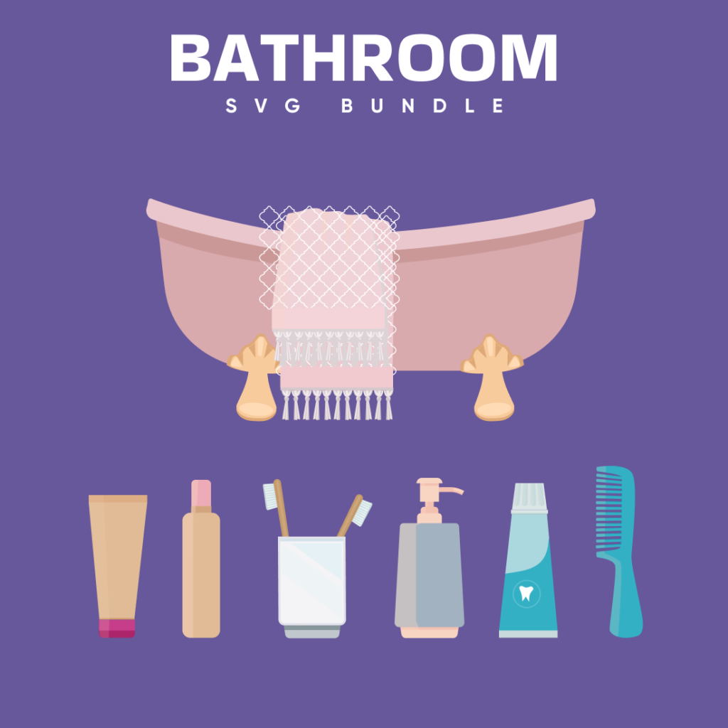 Extensive Bathroom SVG bundle MasterBundles