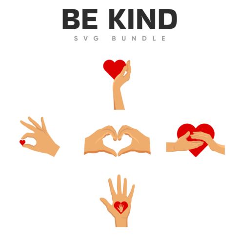 Be kind svg bundle.