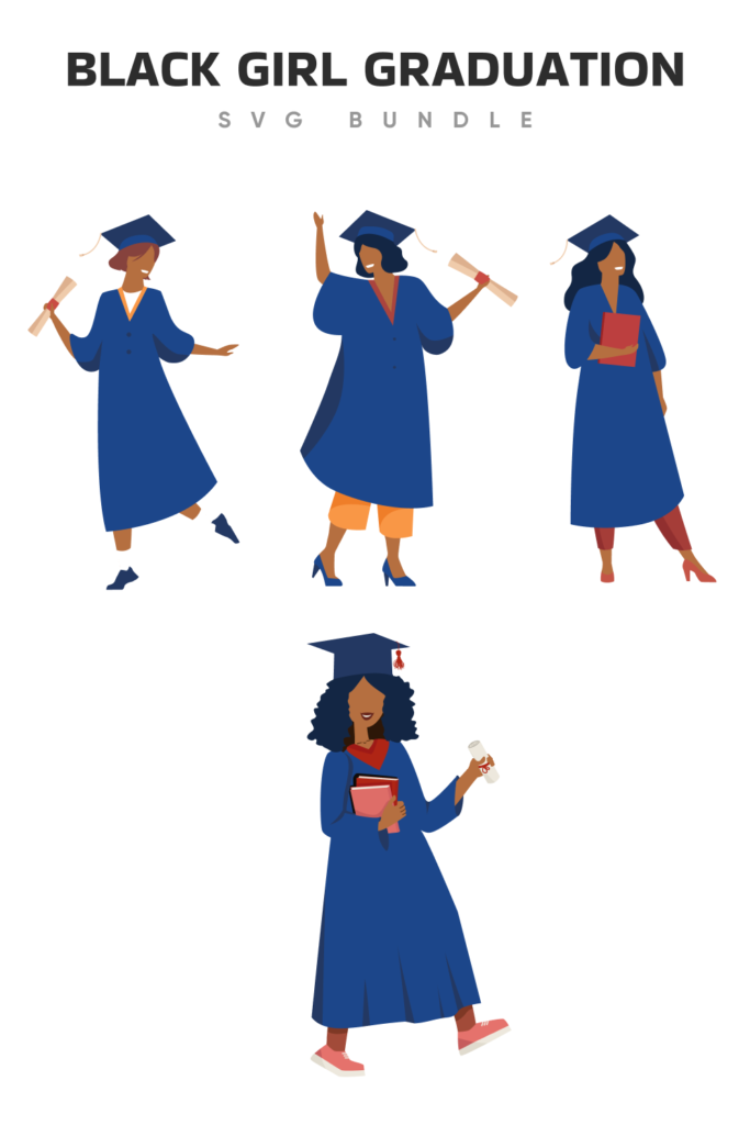 Black Girl Graduation SVG Designs – MasterBundles