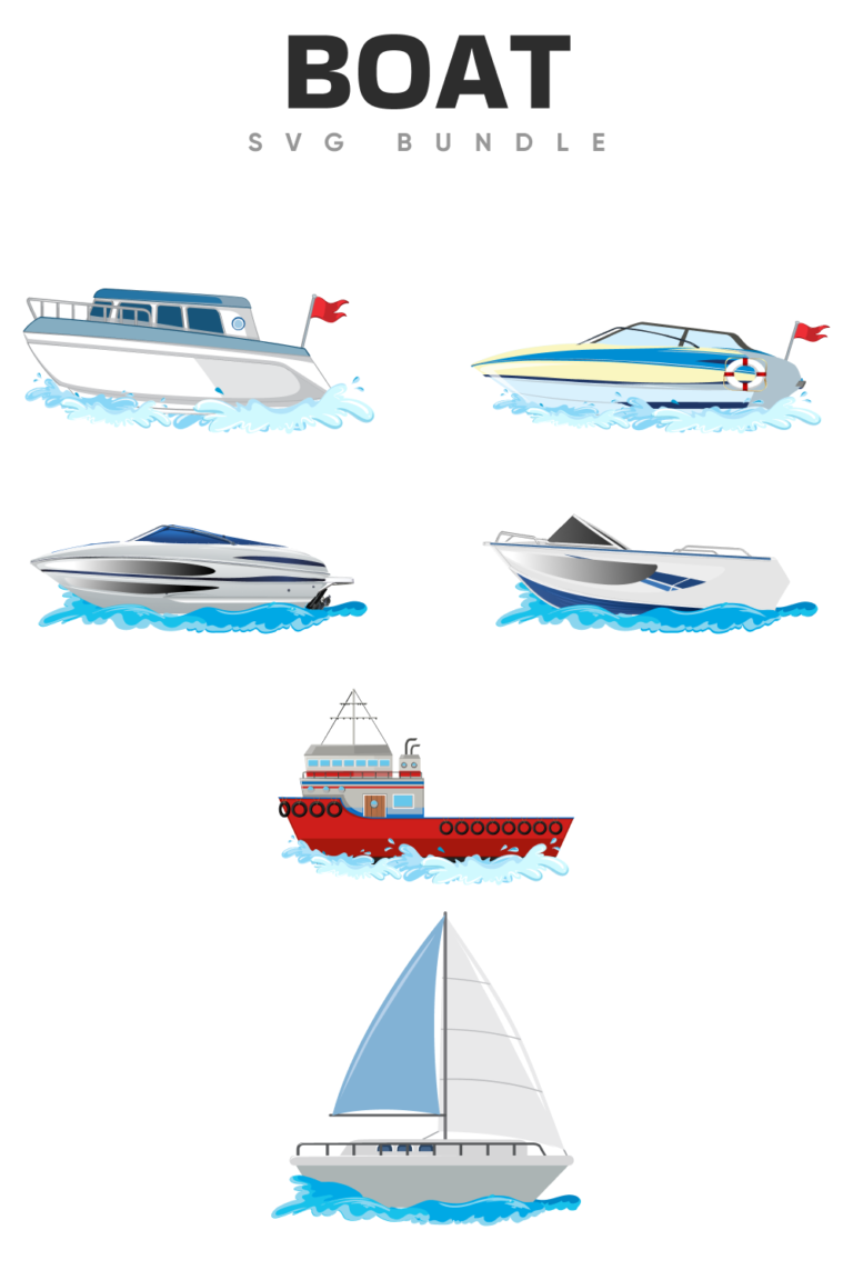 6 Boat SVG Designs – MasterBundles