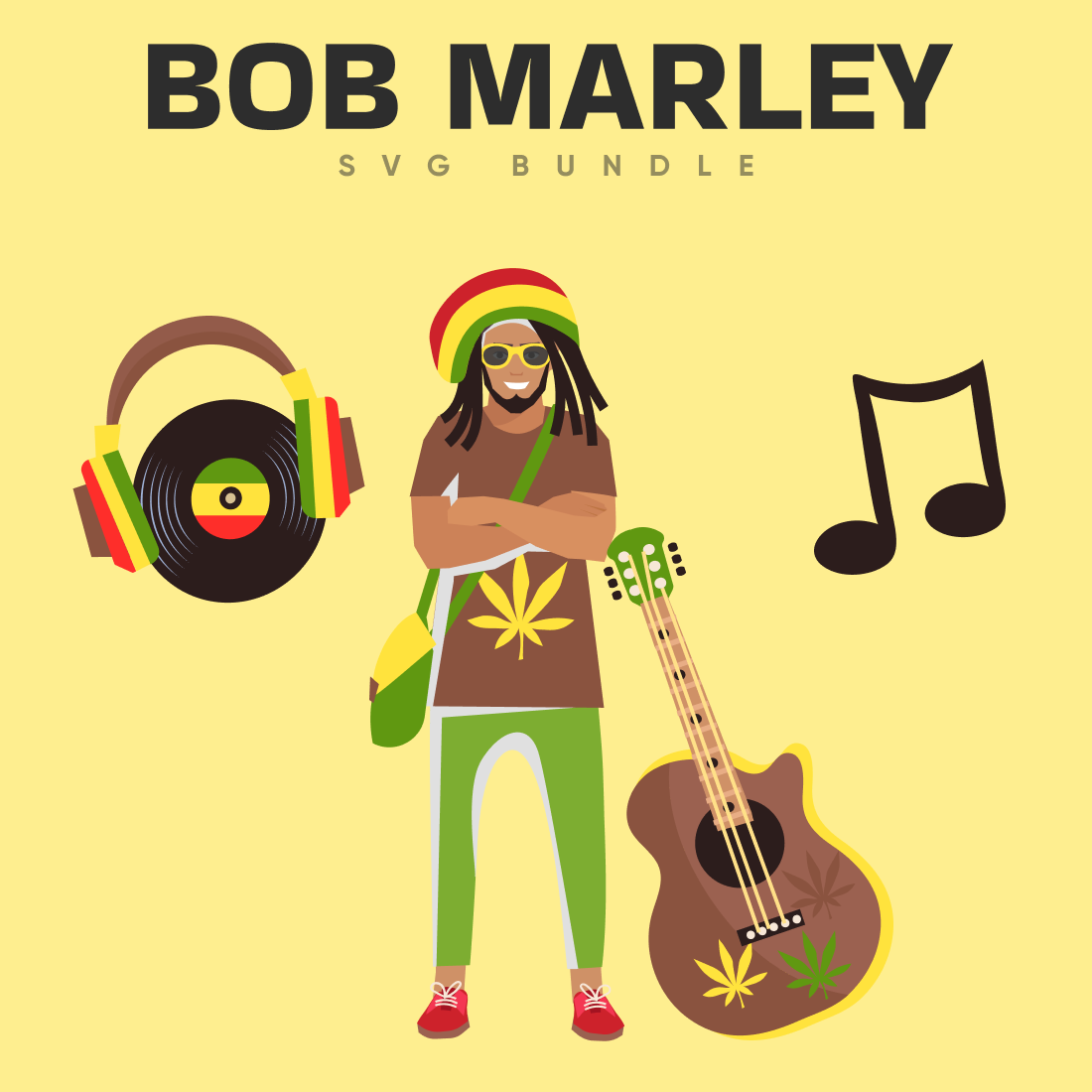Bob Marley SVG_4.