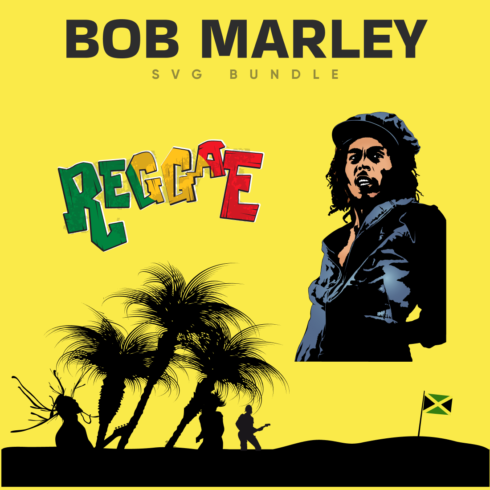 Preview Bob Marley SVG.