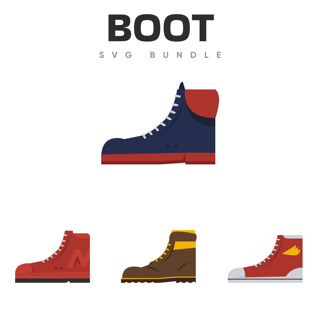 Boot svg bundle.