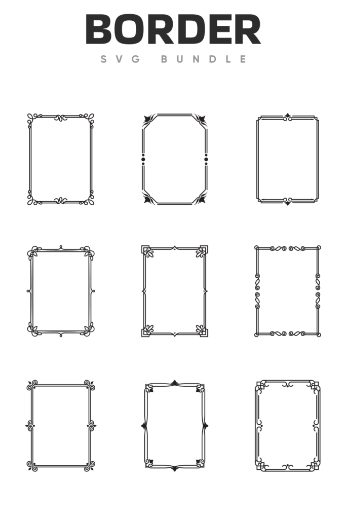 Border SVG Designs – MasterBundles