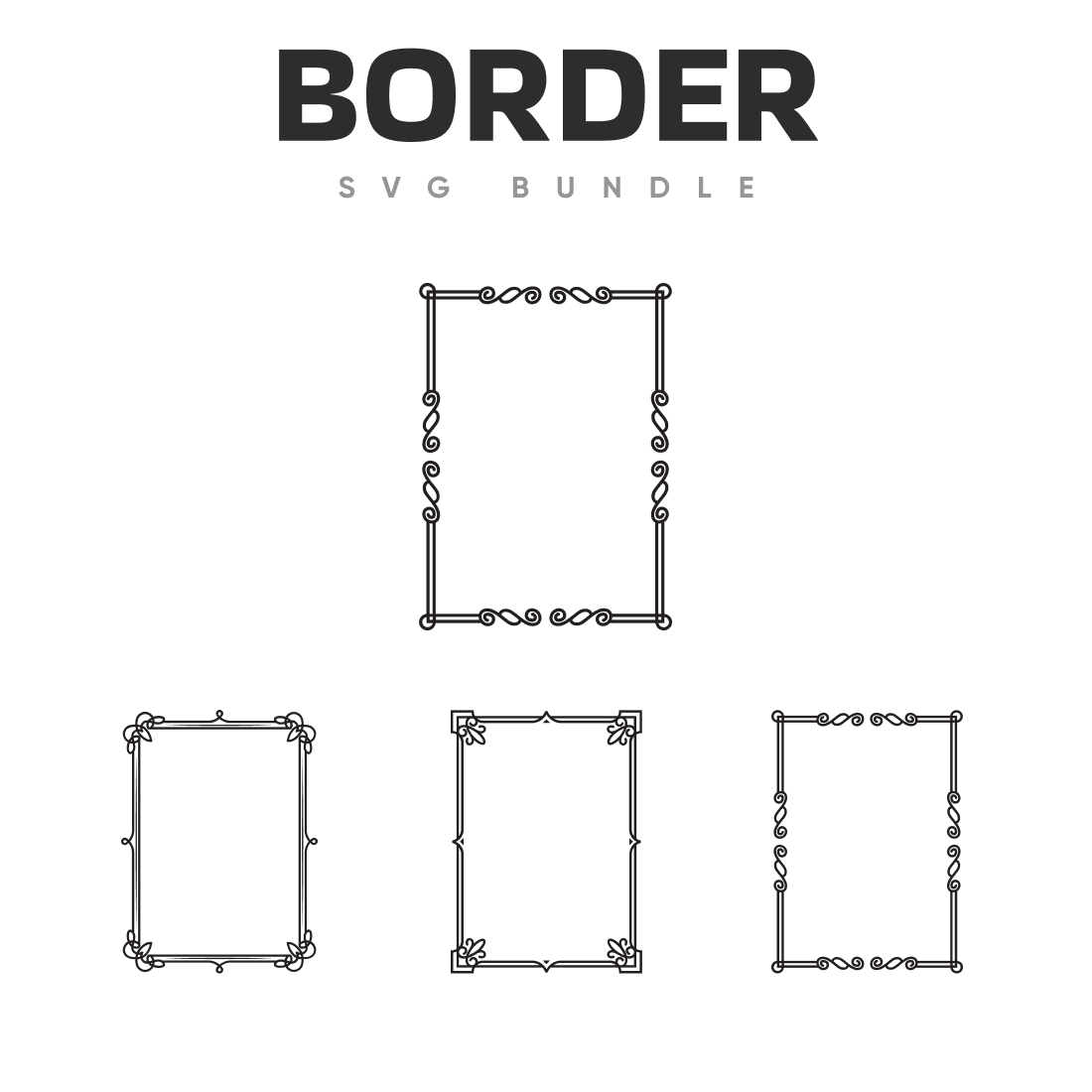 Border svg bundle.