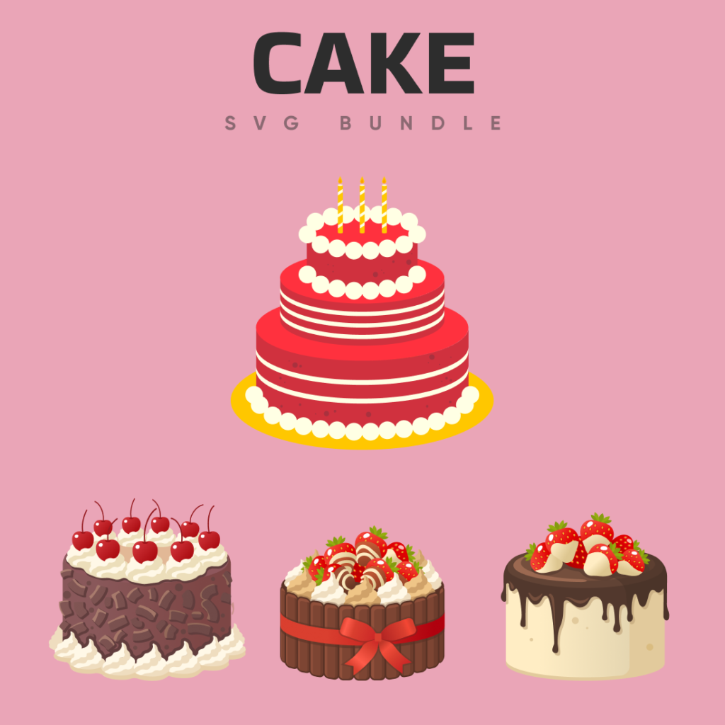 Cake SVG Designs – MasterBundles