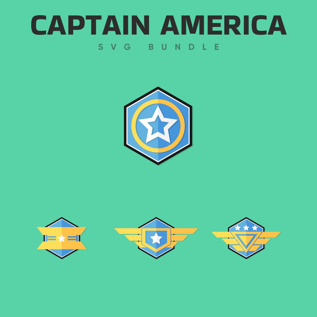Captain America SVG.