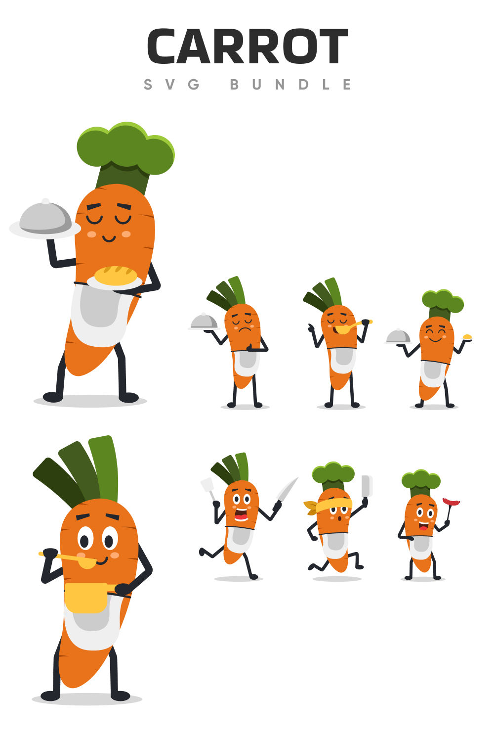 Happy carrot in cooker role.