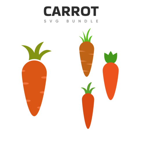 Carrot svg bundle.
