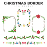 Christmas Border SVG Designs – MasterBundles