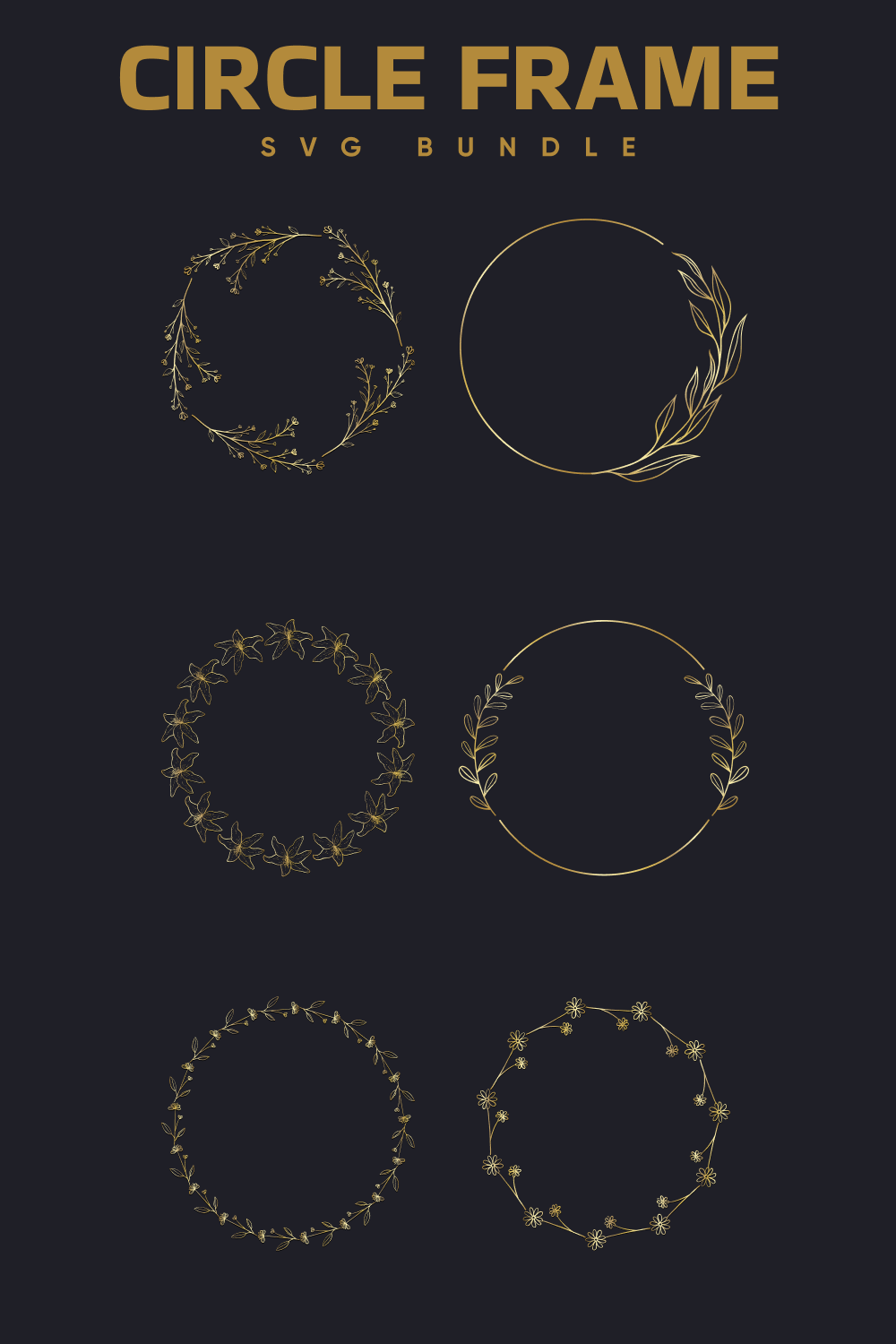 Circle frames on the black background.