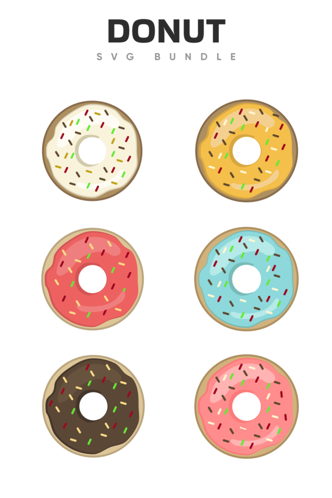 6 Sprinkle Donut SVG Designs MasterBundles