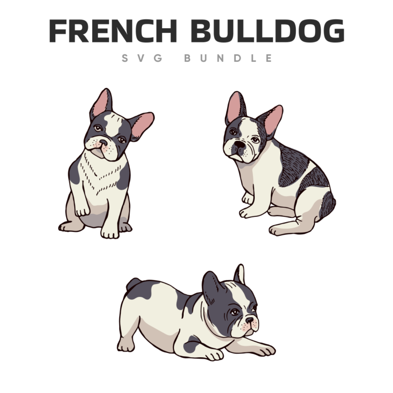 4 French Bulldog SVG Files – MasterBundles