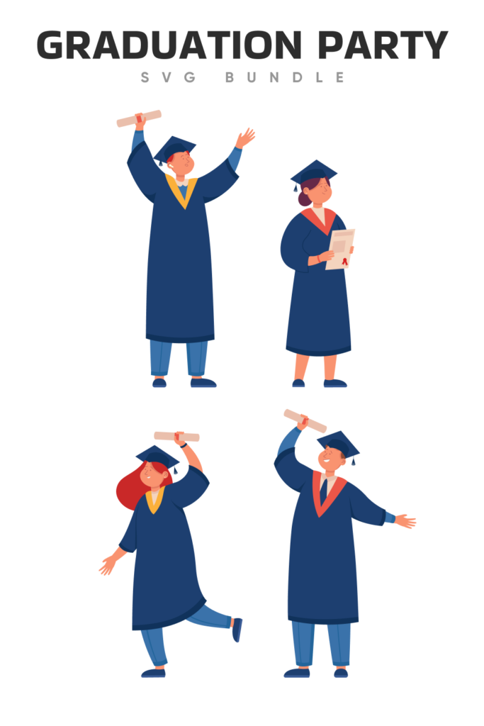 Graduation Party SVG Designs – MasterBundles