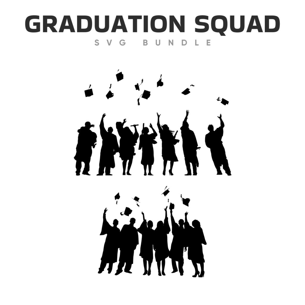 Graduation Squad SVG Designs – MasterBundles