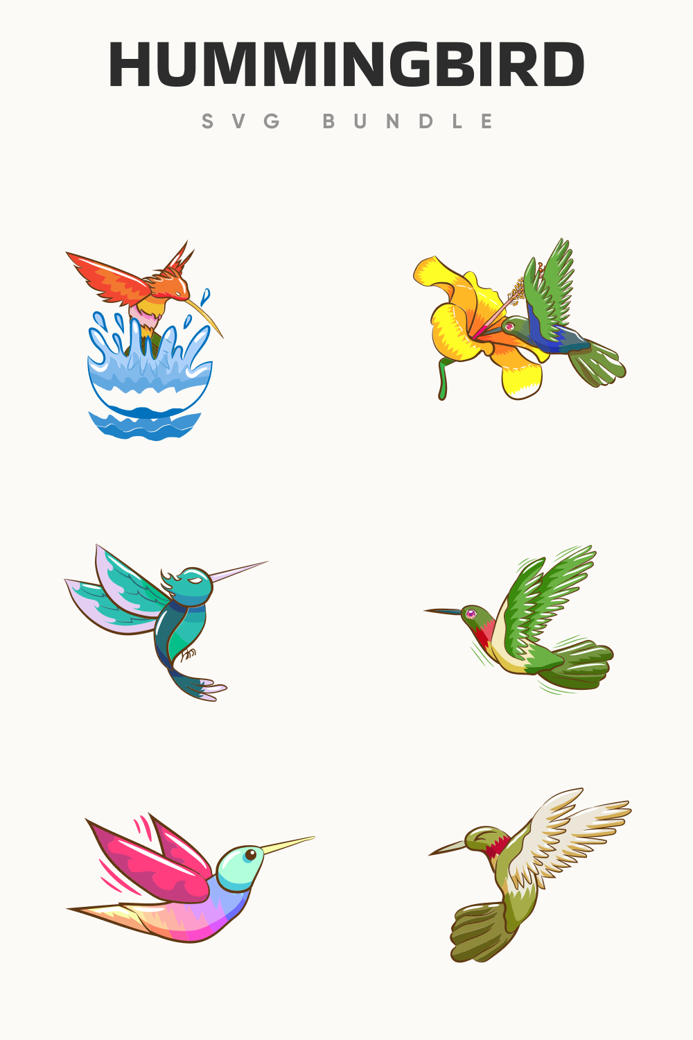 So colorful and delicate birds.