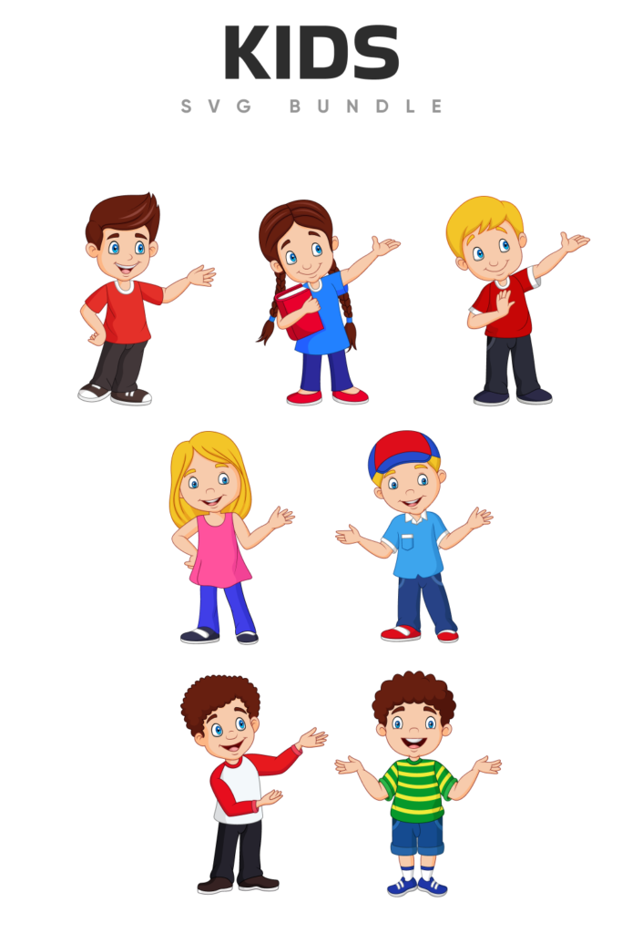 7 Kids SVG Designs – MasterBundles