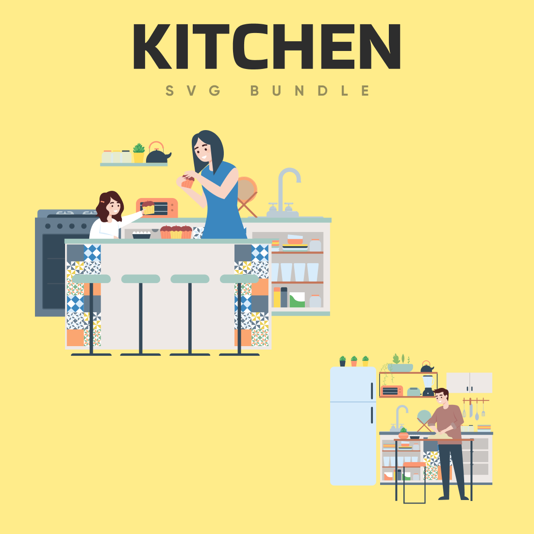 Kitchen svg bundle.