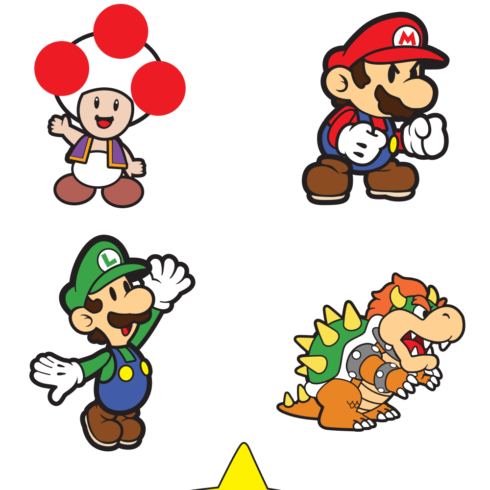 5 Super Mario SVG Designs | Master Bundles