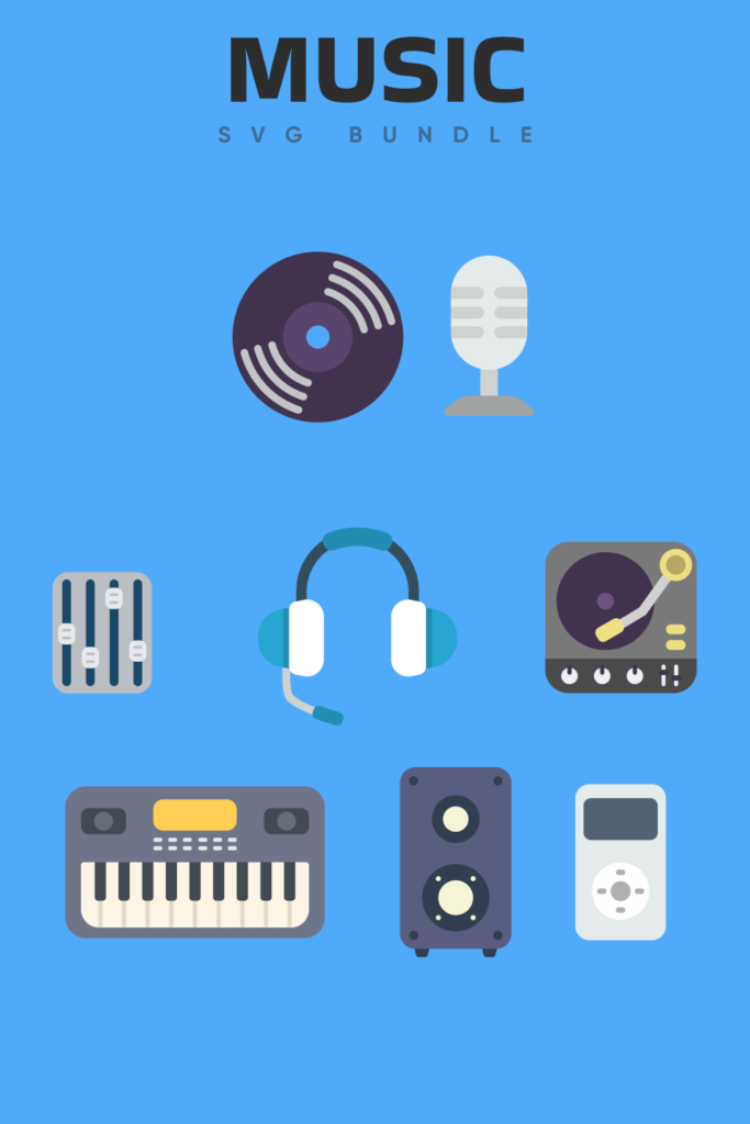 8 Music SVG Designs – MasterBundles
