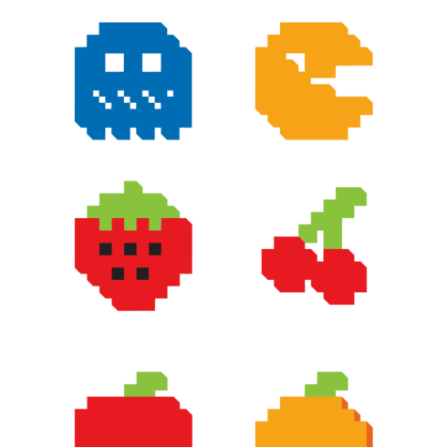 Pacman Fruit SVG Designs | Master Bundles