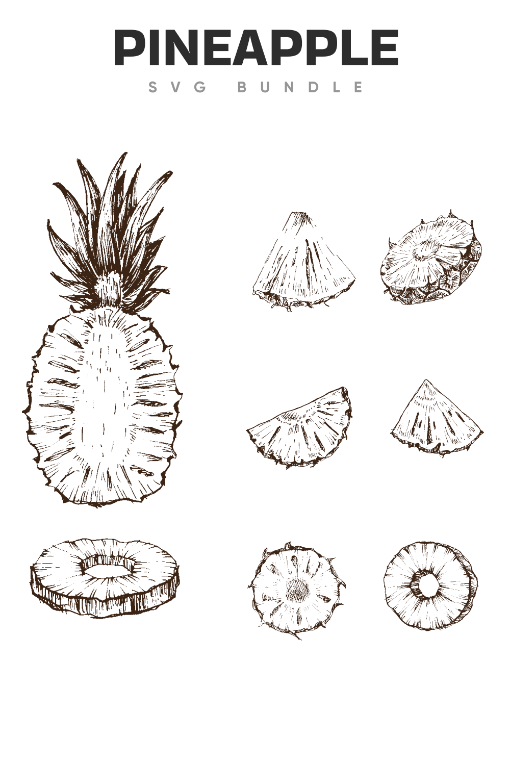 Hand drawn pine apple for you.