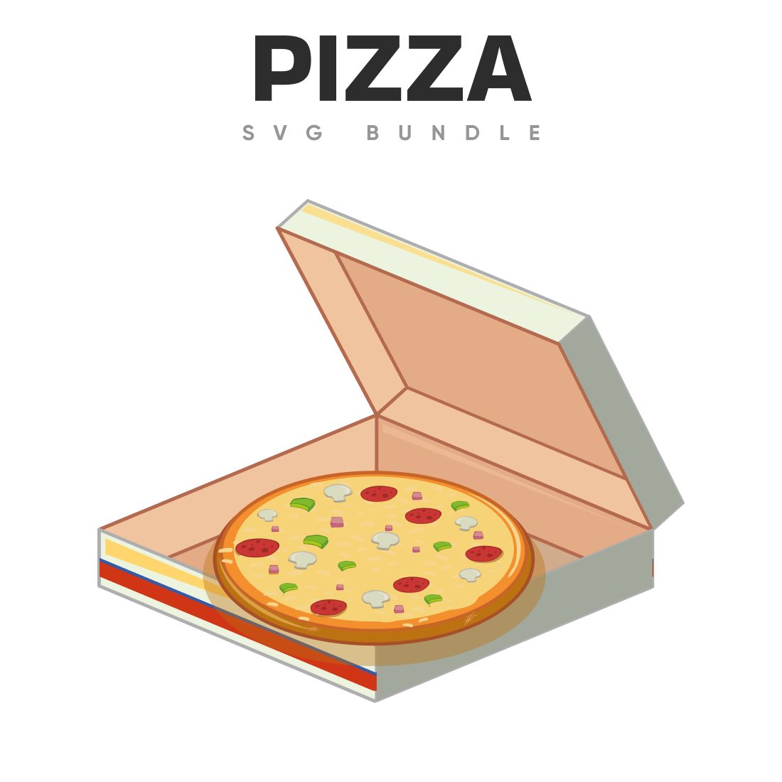 Pizza svg bundle.