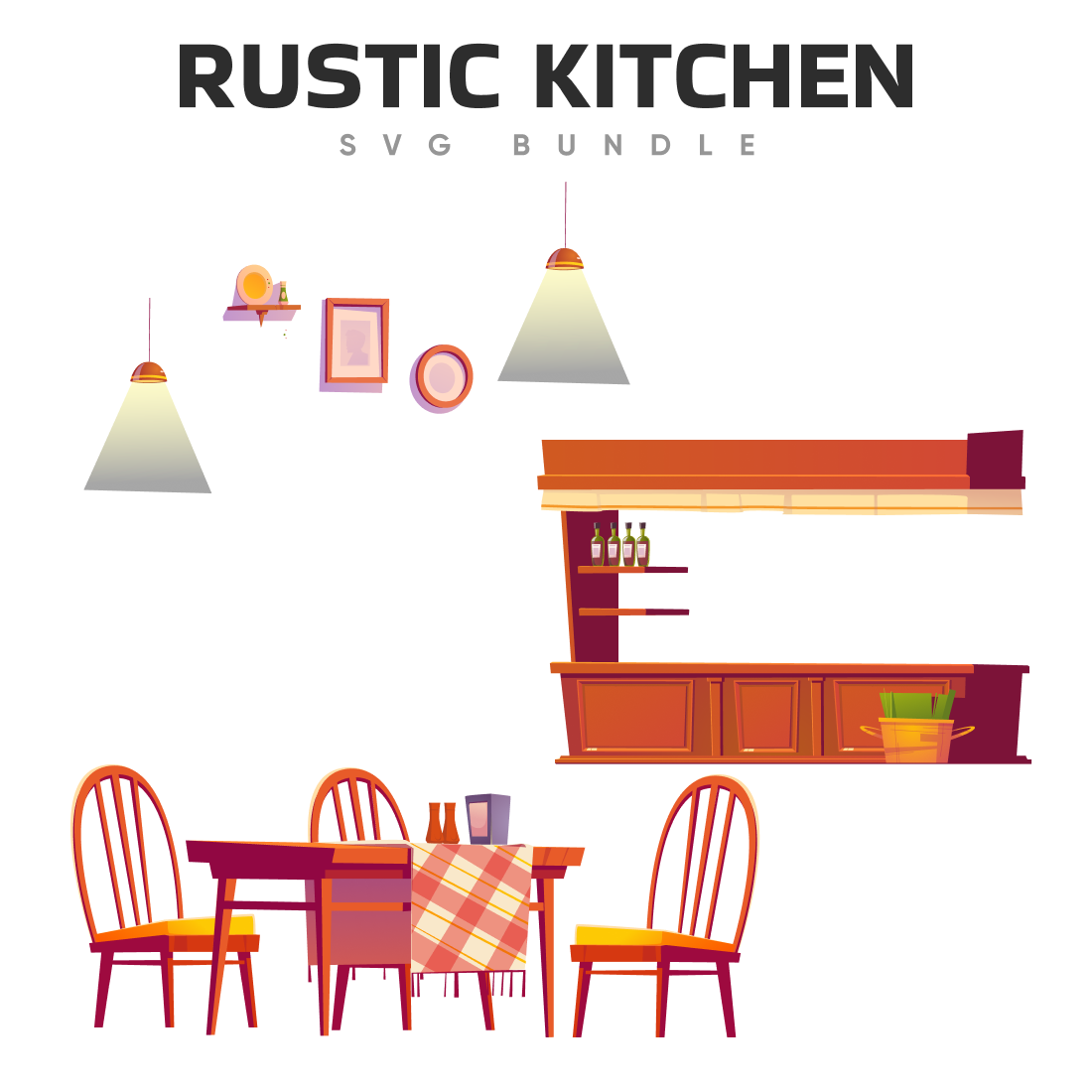rustic kitchen svg.
