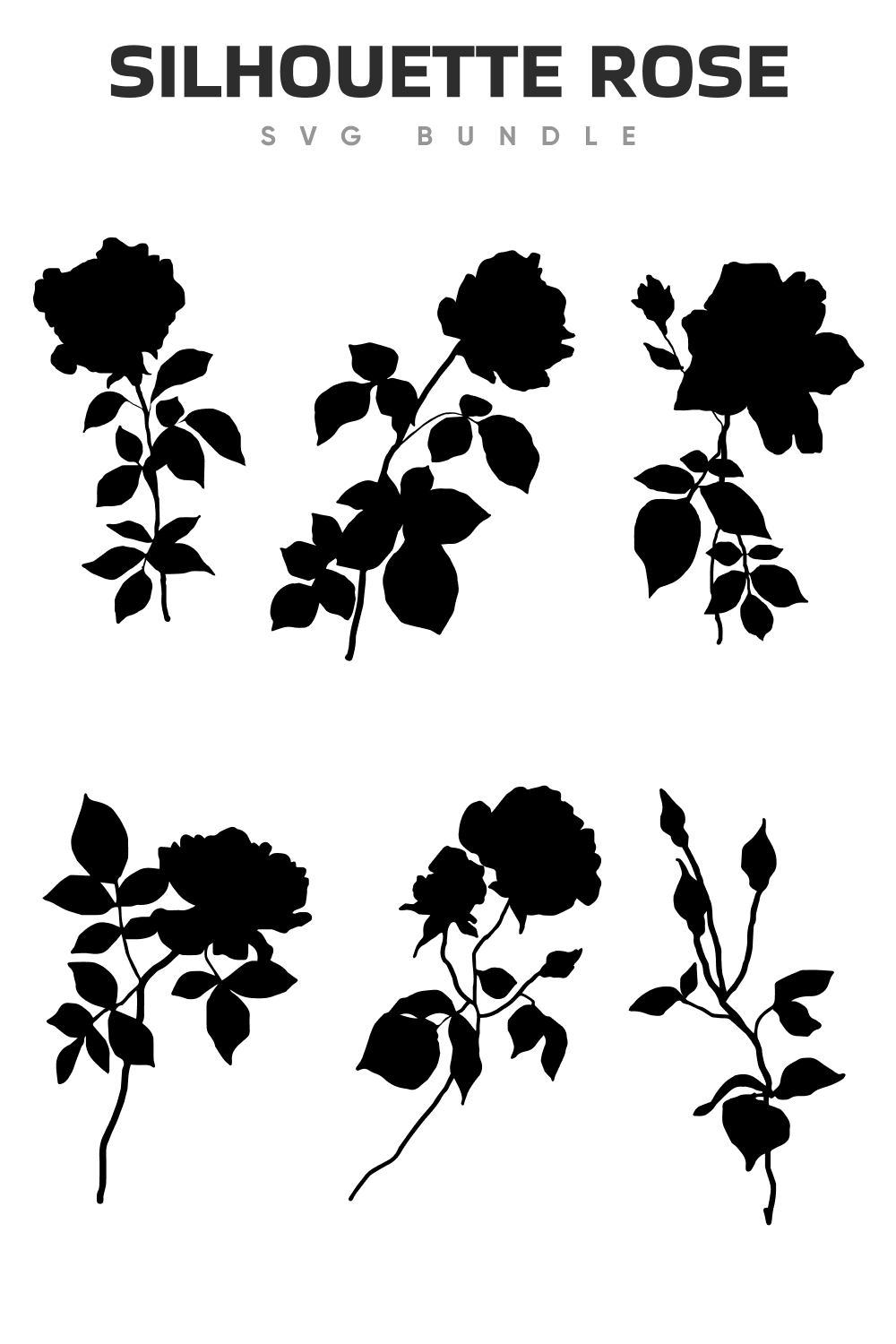 Black flowers in the different kinds.