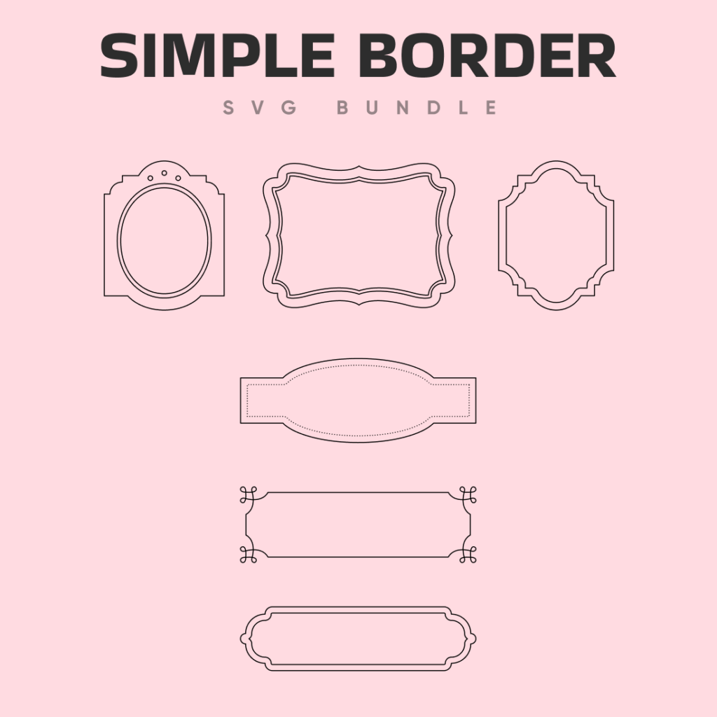 Simple Border SVG – MasterBundles