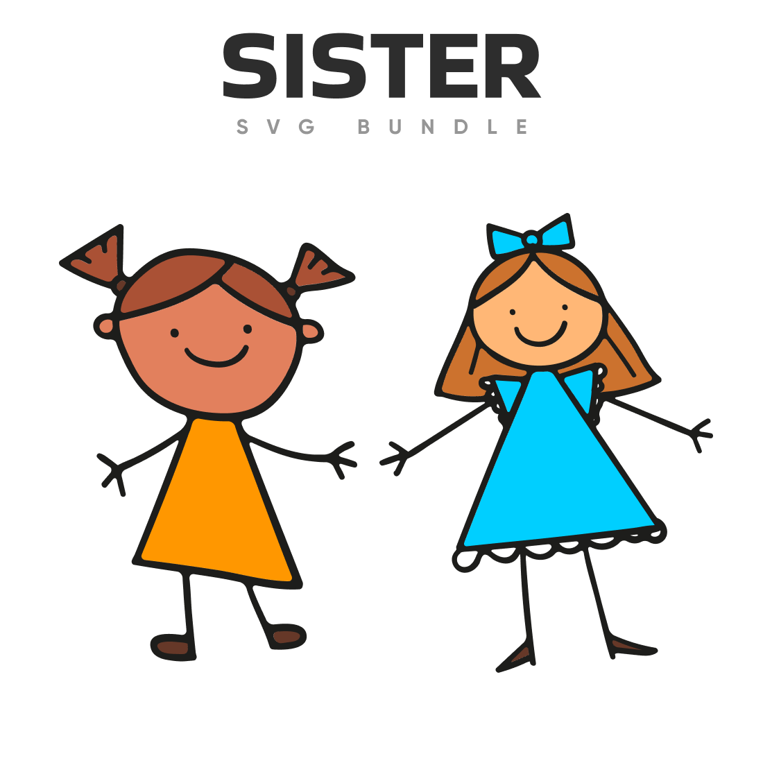 sister svg cover.