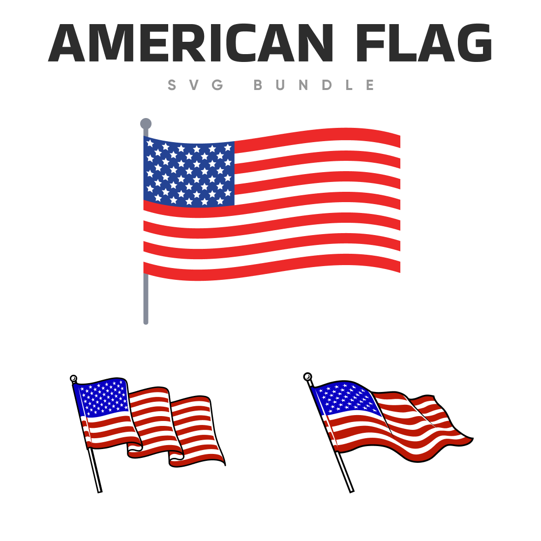 American flag svg.