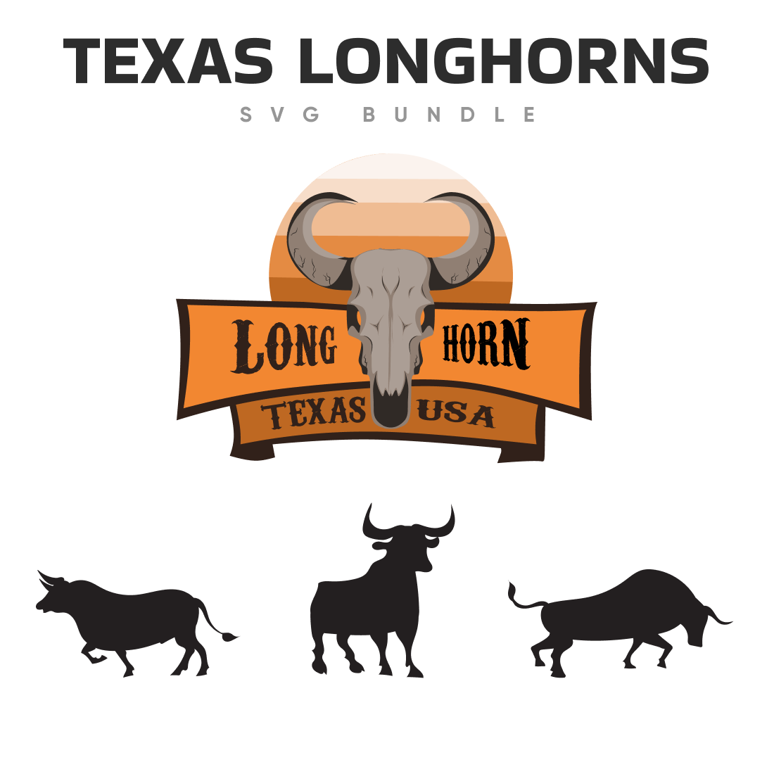 Texas longhorns svg.