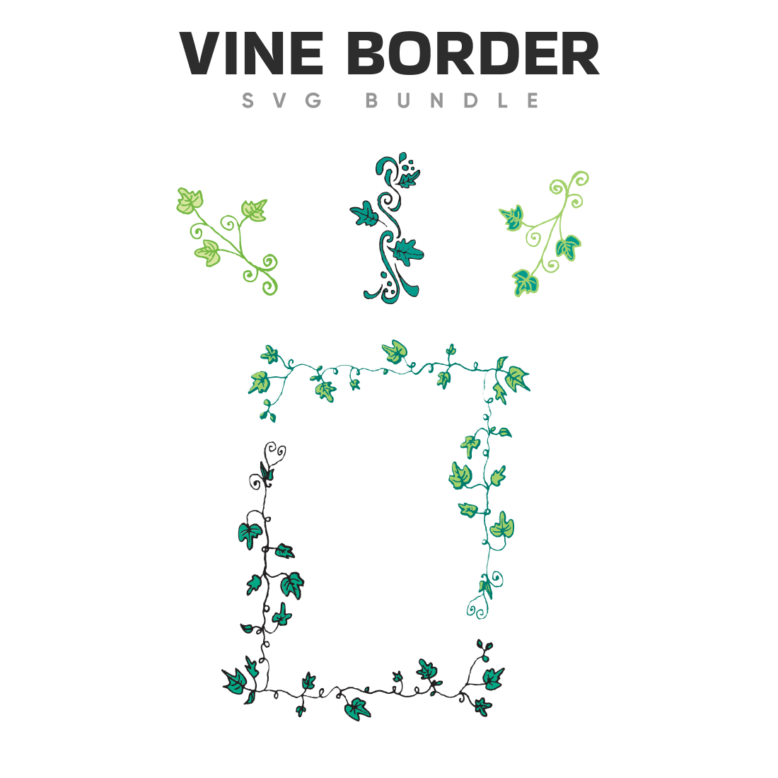 fancy vine borders