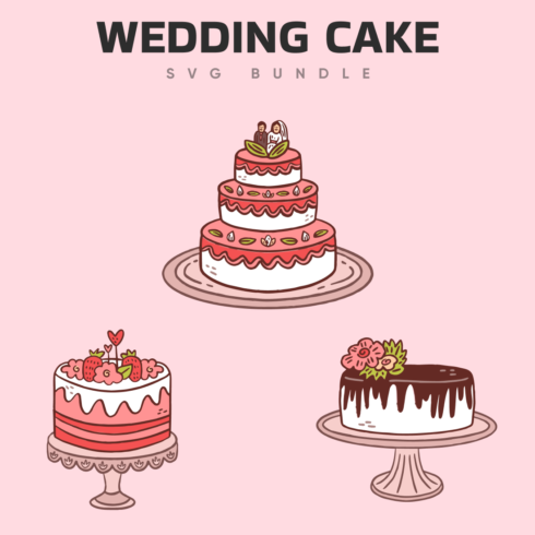 wedding cake svg.