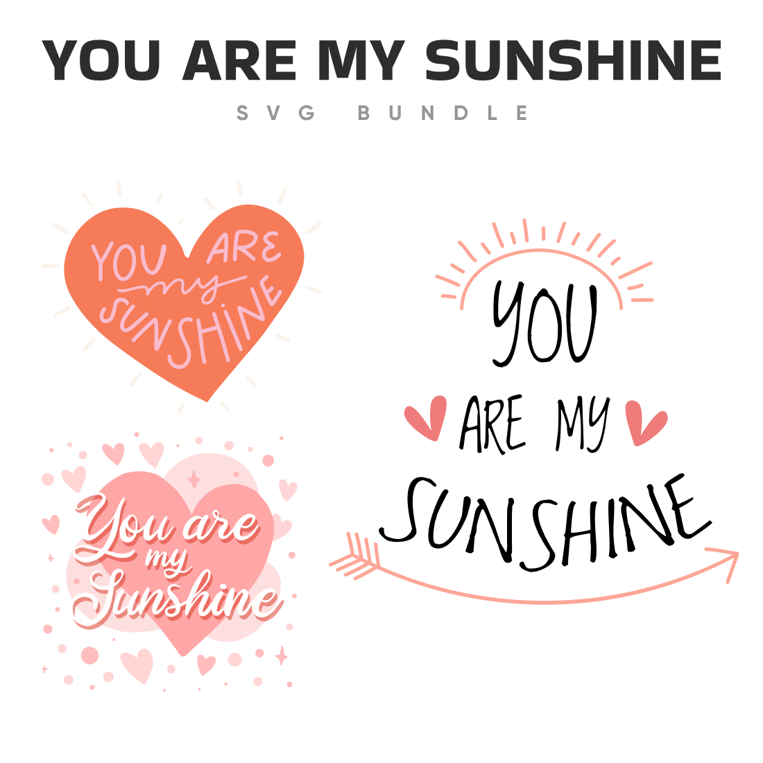 you are my sunshine svg.