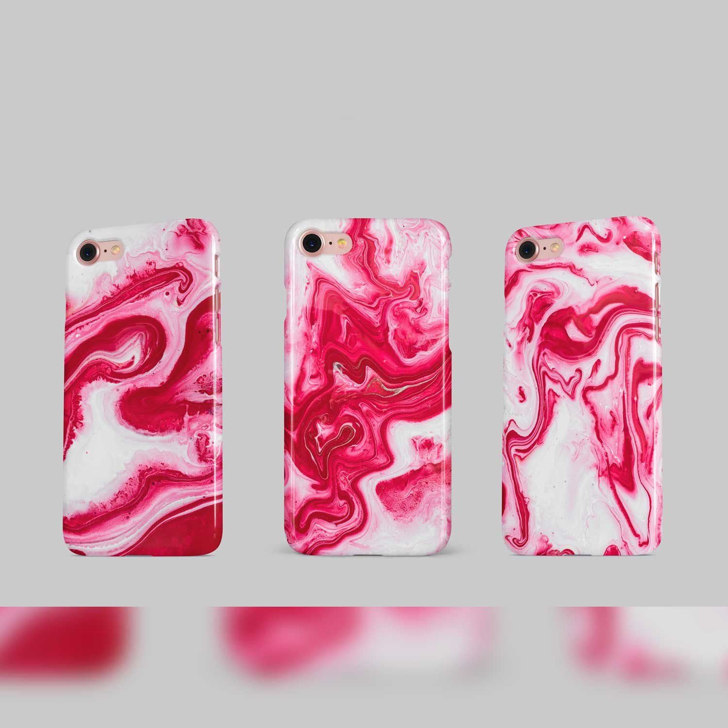 Liquid Marble Background Textures Phone Cover Print Example.