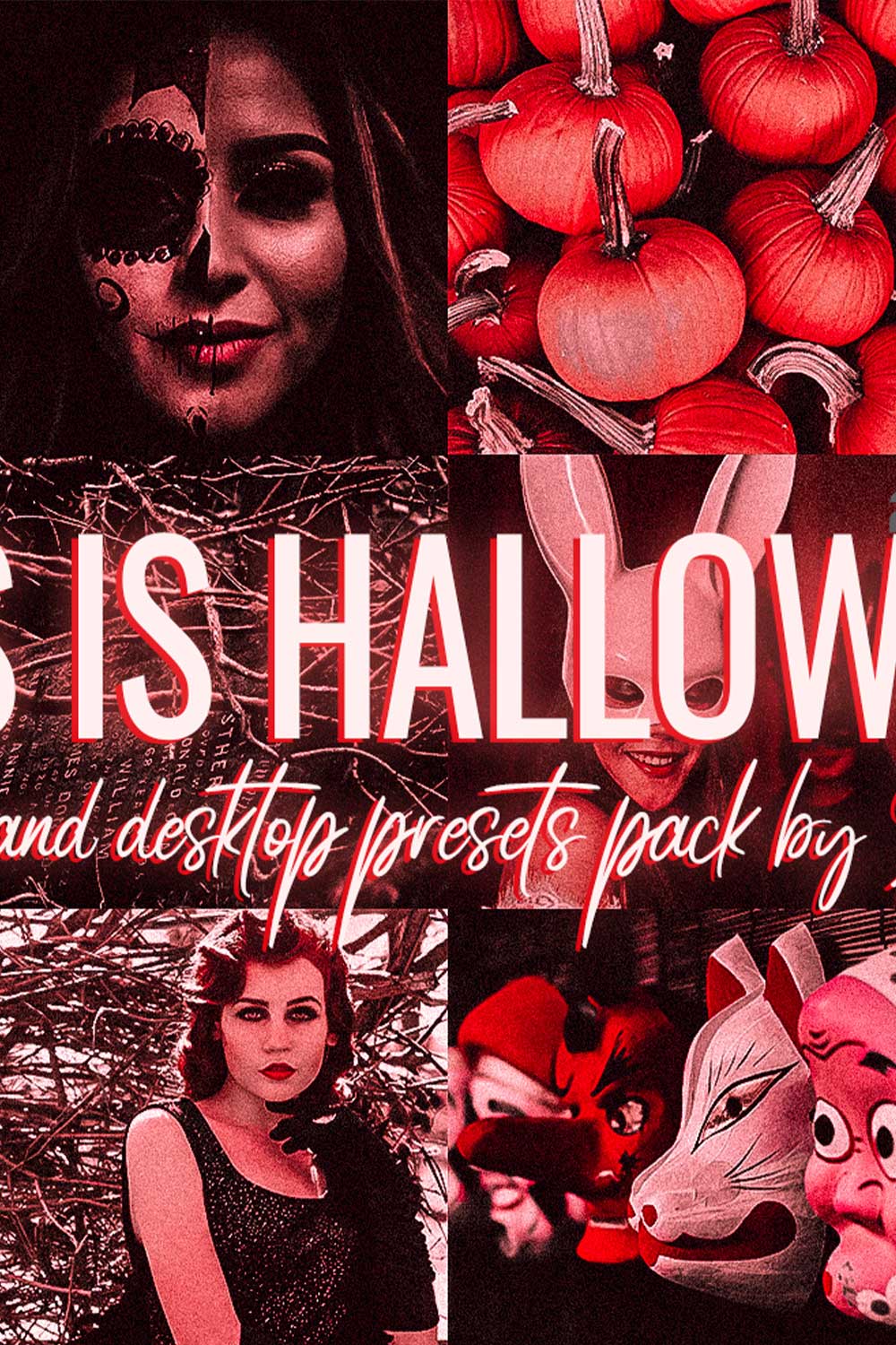 Rustic Halloween Film Lightroom Presets Pinterest Image.