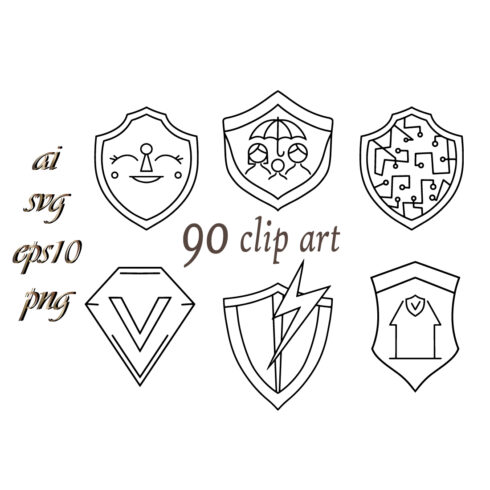 Shield Guard Clipart Collection cover image.